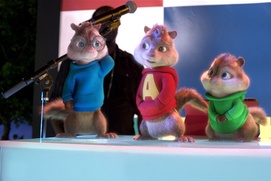 Une scène du film Alvin and the Chipmunks - Road Chip Une scène du film Alvin and the Chipmunks - Road Chip