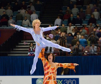 Scène du film Les rois du patin