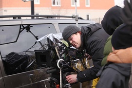 Sur le plateau du film Miraculum