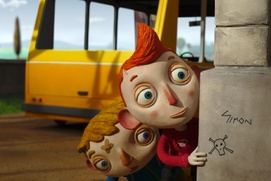 Une scène du film Ma vie de courgette Une scène du film Ma vie de courgette