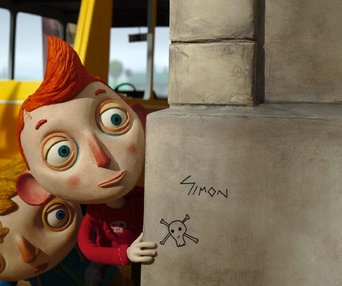 Une scène du film Ma vie de courgette
