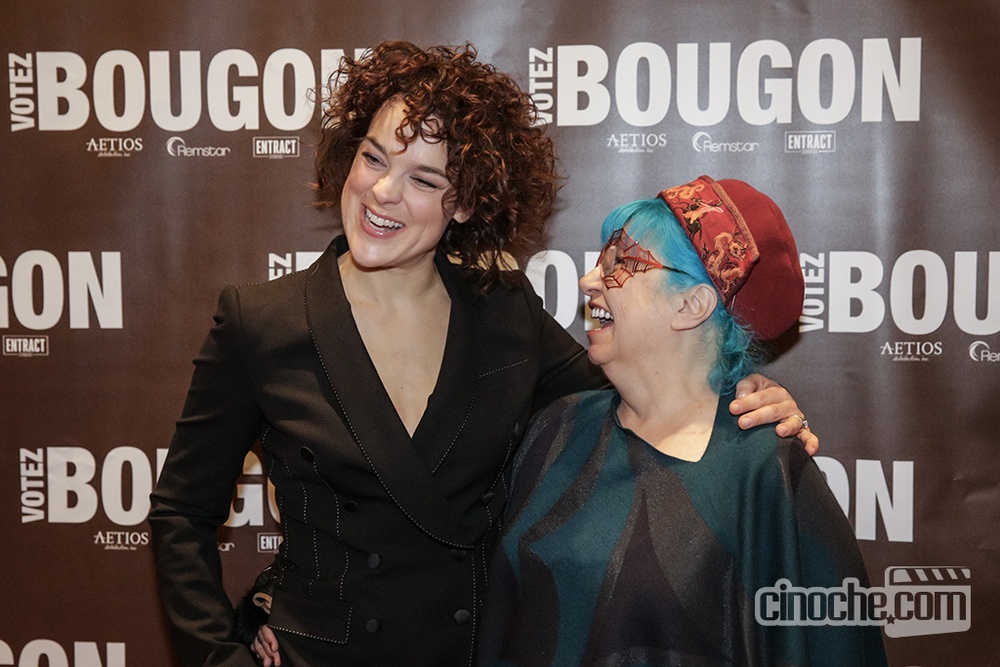Sur le tapis rouge du film Votez Bougon