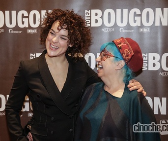 Sur le tapis rouge du film Votez Bougon