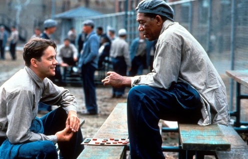 Une scène du film The Shawshank Redemption