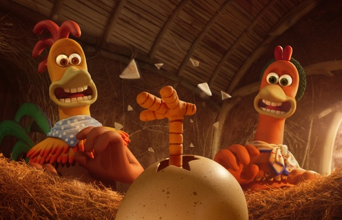 Une scène du film Chicken Run: Dawn of the Nugget