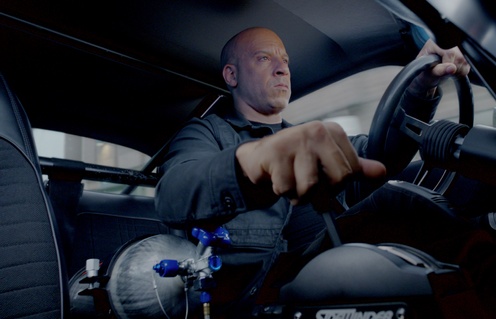 Une scène du film The Fate of the Furious