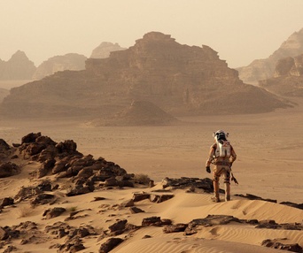 Une scène du film The Martian