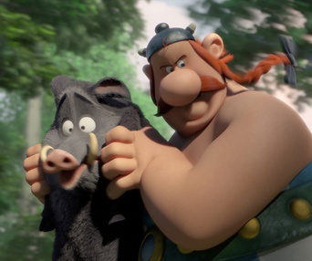 Une scène du film Astérix: Le domaine des Dieux