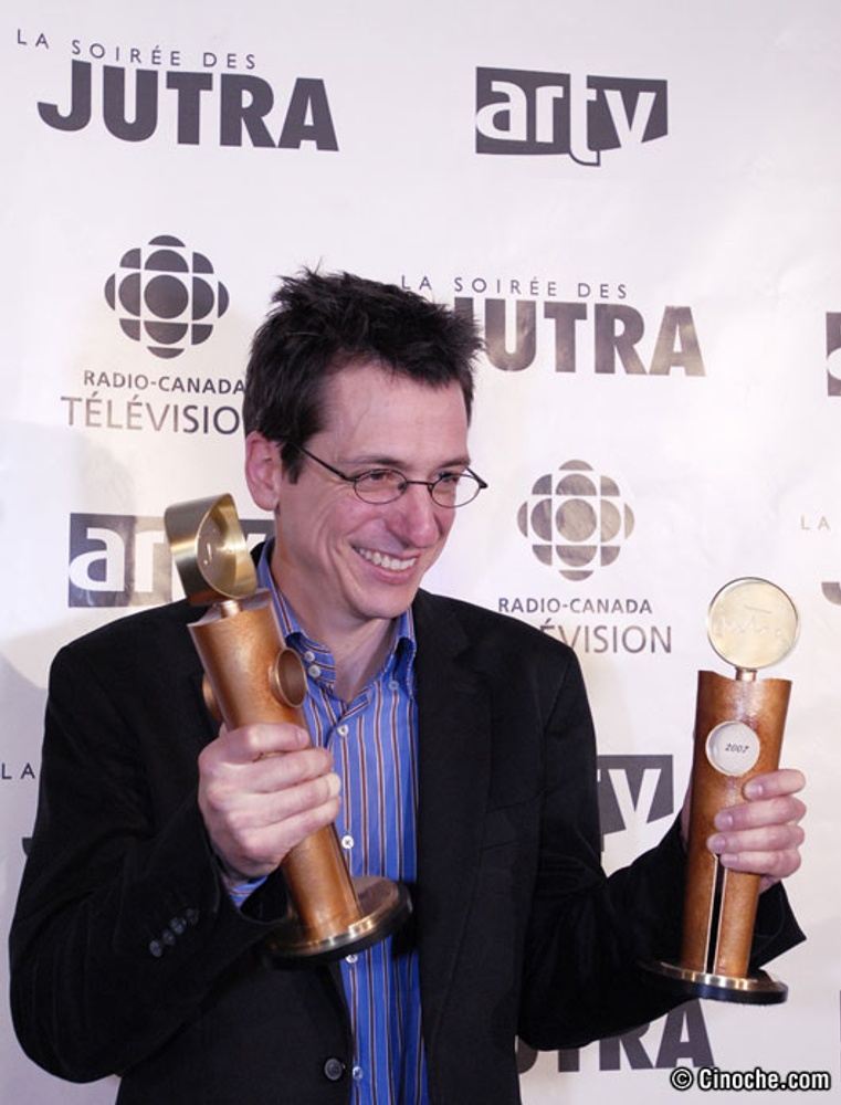 Philippe Falardeau à la neuvième soirée des Jutra.
