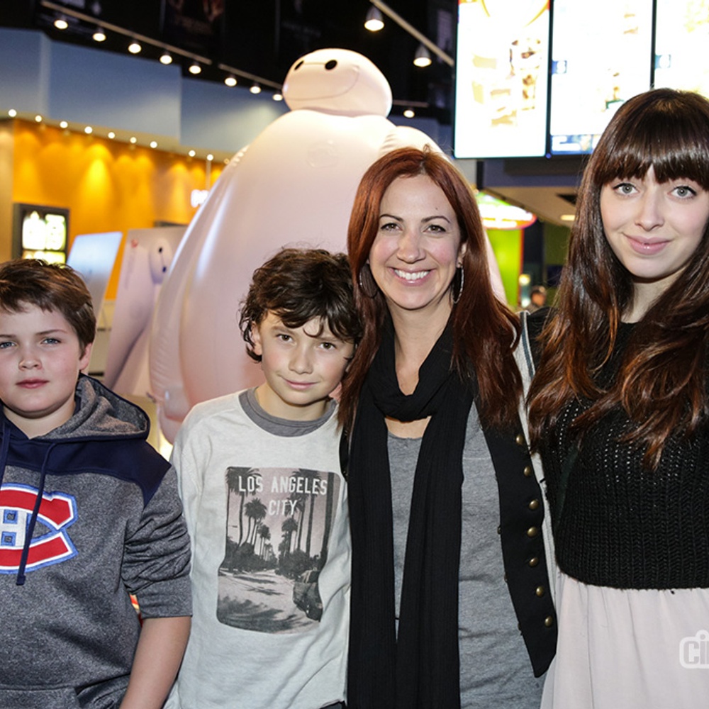 Sur le tapis rouge du film Big Hero 6