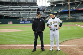 Sur le plateau du film Moneyball