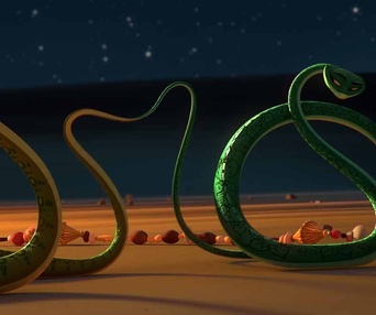 Une scène du film Sahara