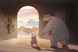 Une scène du film Ernest et Célestine: Le voyage en Charabie Une scène du film Ernest et Célestine: Le voyage en Charabie