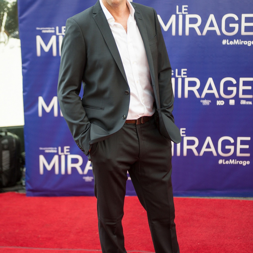 Sur le tapis rouge du film Le mirage