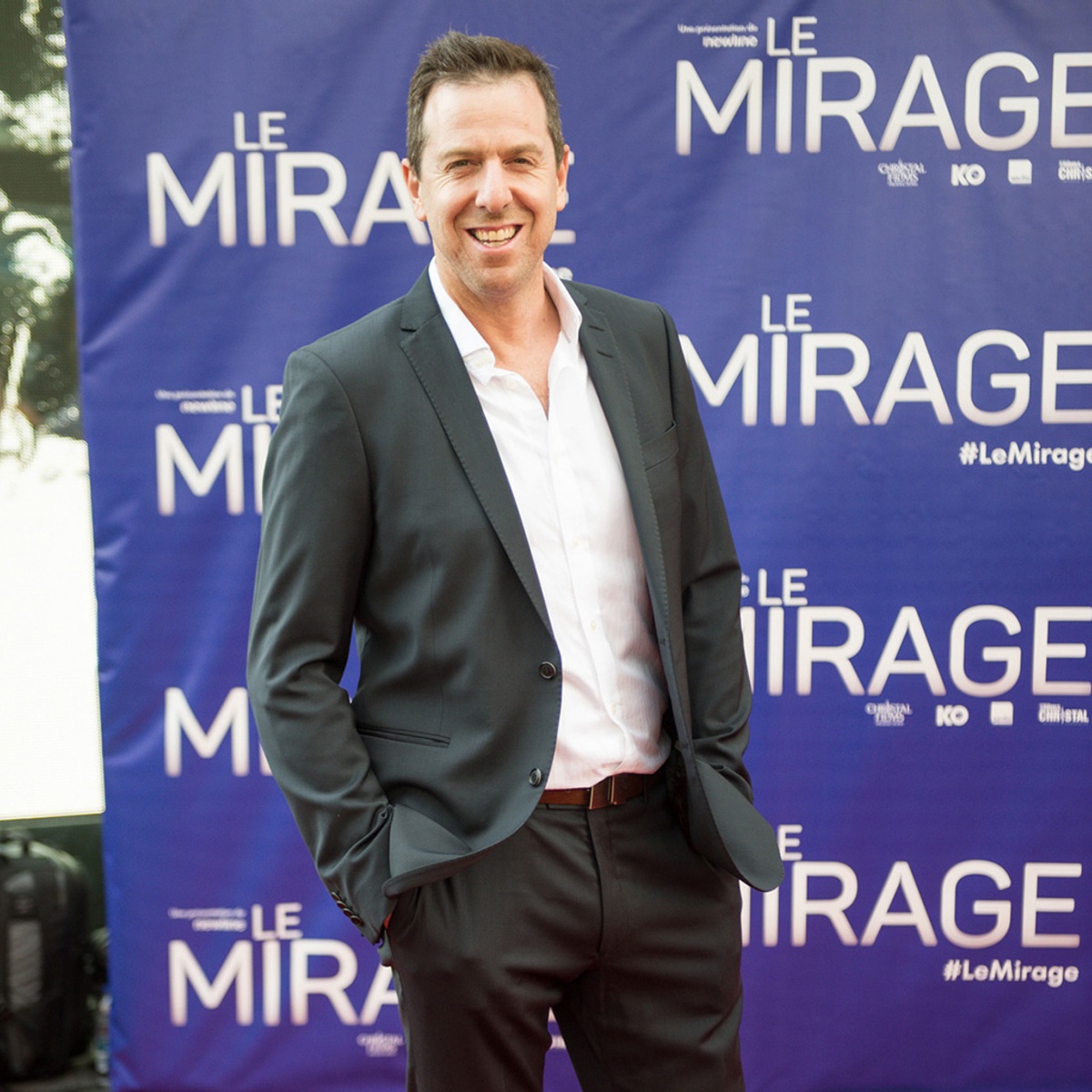 Sur le tapis rouge du film Le mirage