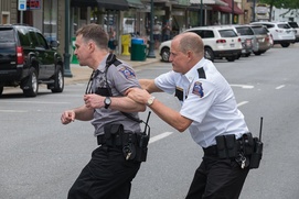 Une scène du film Three Billboards Outside Ebbing, Missouri Une scène du film Three Billboards Outside Ebbing, Missouri