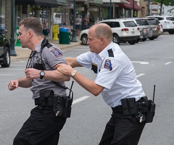 Une scène du film Three Billboards Outside Ebbing, Missouri