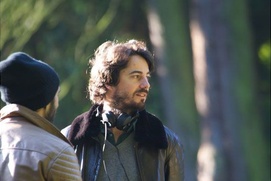 Sur le plateau du film Un heureux événement