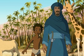 Une scène du film Zarafa