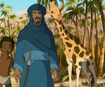 Une scène du film Zarafa