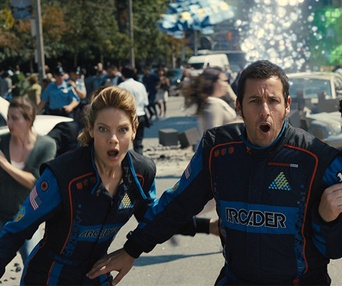 Une scène du film Pixels