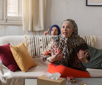 Une scène du film Un divan à Tunis