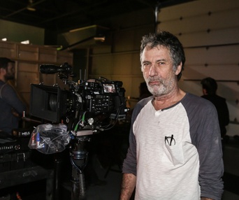 Sur le plateau du film Le problème d'infiltration