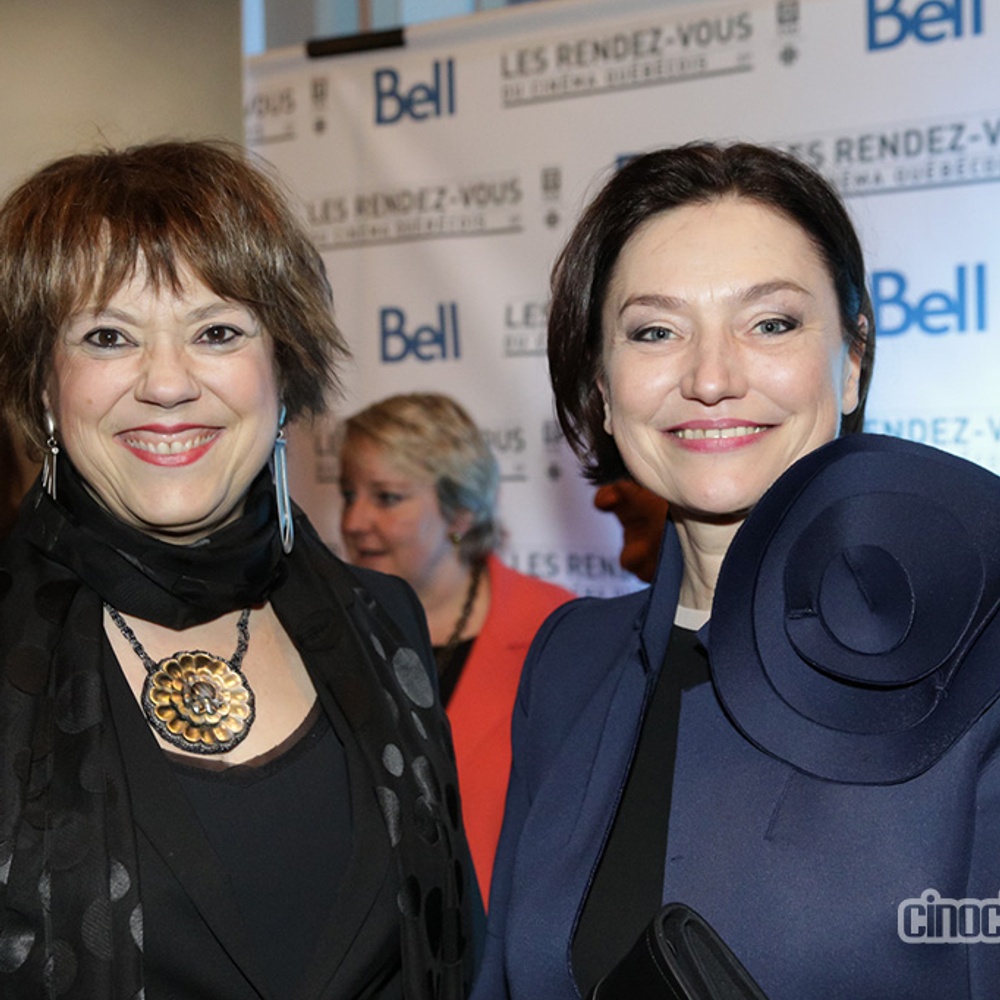 Sur le tapis rouge du film Les loups