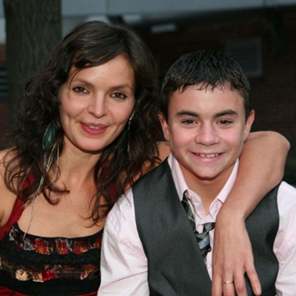 Maxime Desjardins-Tremblay et Anaïs Barbeau-Lavalette sur le tapis rouge de Le ring