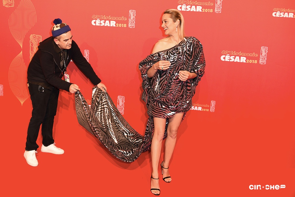 Sur le tapis rouge des César 2018