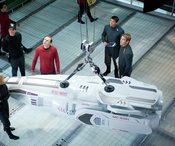 Une scène du film Star Trek Into Darkness
