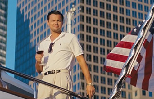 Leonardo DiCaprio dans The Wolf of Wall Street