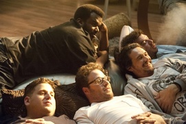Une scène du film This Is the End