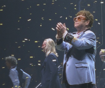 Une scène du film Elton John: Never Too Late