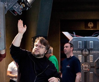 Sur le plateau du film  Pacific Rim