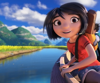 Une scène du film Abominable