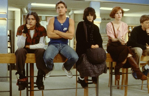 Une scène du film The Breakfast Club