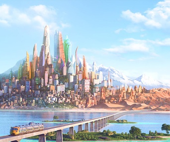 Une scène du film Zootopia
