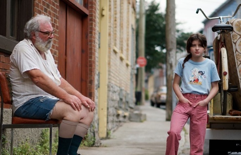 Une scène du film La petite et le vieux