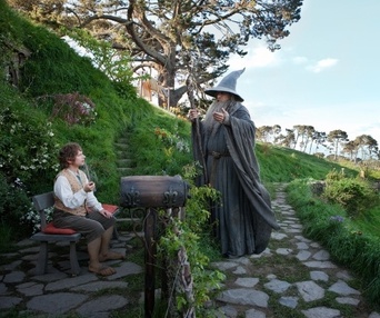 Une scène du film The Hobbit: An Unexpected Journey