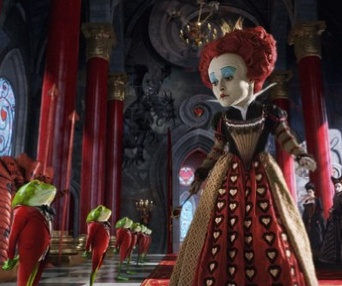 Une scène du film Alice in Wonderland