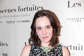 Sur le tapis rouge du film Les scènes fortuites