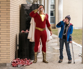 Une scène du film Shazam!
