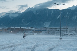 Une scène du film La ligne