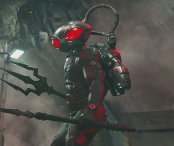 Une scène du film Aquaman and the Lost Kingdom