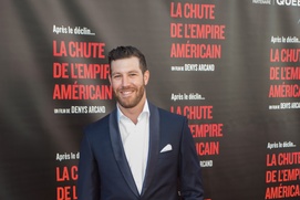 Tapis rouge du film La chute de l'empire américain