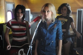 Une scène du film The Runaways