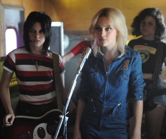 Une scène du film The Runaways