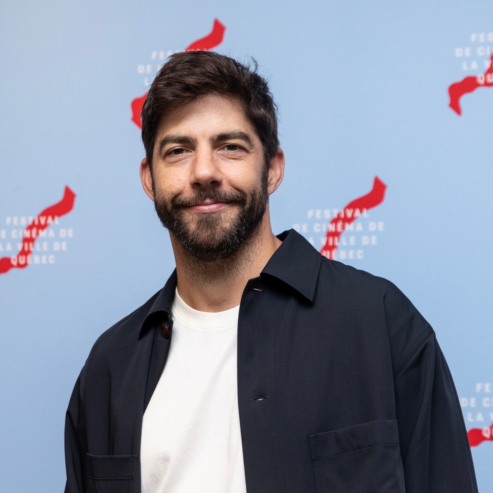 Sur le tapis rouge du film Simple comme Sylvain au FCVQ 2023