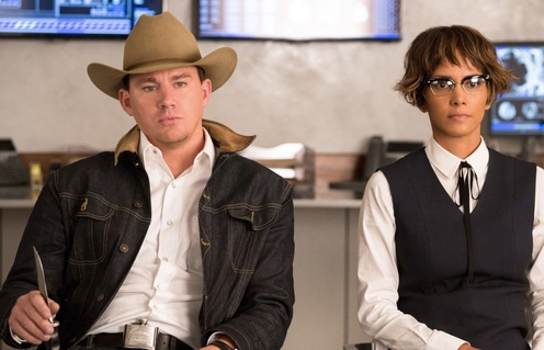 Halle Berry et Channing Tatum dans Kingsman: The Golden Circle
